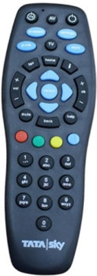 Tke  DTH Remote Control(36A) Tata Sky Remote Controller(Black)