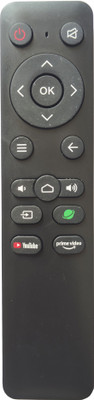 LipiWorld Led Smart Remote Tv Control [Non-Voice] Compatible For  Panasonic Tv Remote Controller(Black)