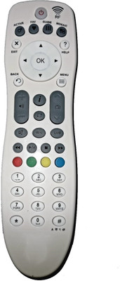PMRK BEST IN BEST SUITABLE FOR  NEW D2H RF SMART TV VIDEOCON Remote Controller(Black)