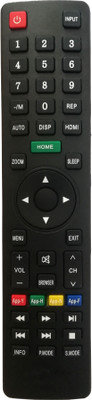 LipiWorld LED Smart TV Remote Control Compatible For  Clarion Tv Remote Controller(Black)