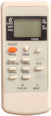 Ethex ® Re-135A Ac Remote compatible for Whirlpool Ac (Match all functions with your Remote before placing order) ( check all images) Remote Controller(White)