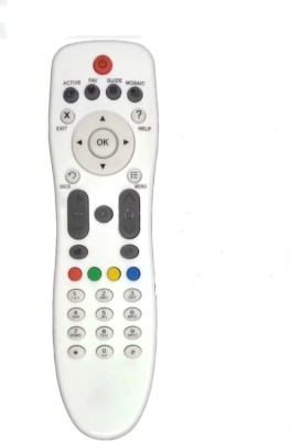 Sugnesh 110N Remote D2H zaper for Set Top box Compatible for Videocon D2H New Videocon D2H remote, (Unbreakable ABS plastic quality) Remote Controller(Black)
