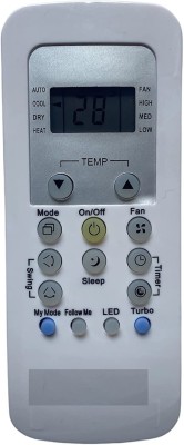 Sugnesh Air Conditioner Remote Compatible For Carrier AC 148A CARRIER Remote Controller(White)