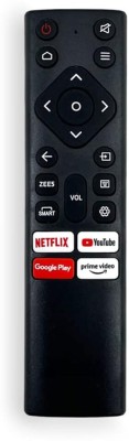 V4 Gadgets  Tv Remote Suitable for FHD UHD OLED 4K Smart Android Tv W/o Voice Command Nokia Remote Controller(Black)