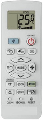 HDF Compatible for Sharp AC (122-AC) Sharp AC Remote Controller(White)