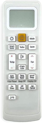 V4 Gadgets Compatible for Samsung Ac Remote DB93-14195G 90A Models Suitable for DB93-14195A DB93-14195B DB9311115U DB9314195G DB9314195A DB9314195B of Split and Window Ac Remote Controller(Black)