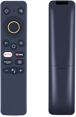 ERNIL Remote Compatible For Realme Smart 4K Android LED OLED QLED TV with Netflix Prime Video and YouTube Hot Keys [ Compatible for Realme Tv Remote Control ] Remote Controller(Black)