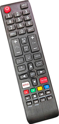 Ehop Smart TV Compatible remote control for Unbranded Smart TV remote chinese Smart TV Remote Controller(Black)