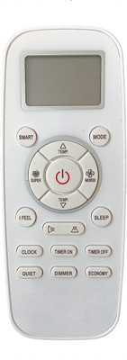BhalTech 197A AC Remote Control (Old Remote Exactly Same Remote Will Only Work) Compatible for Bluestar AC Remote Controller(White)