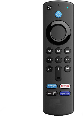Trust Edge Fire-Stick Remote Control Compatible for Amazon Fire Tv Stick [ 3rd Gen ] Fire Stick Remote Remote Controller(Black)
