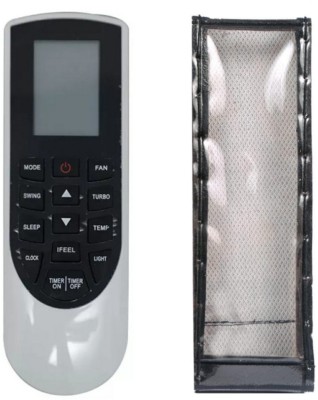 Ethex C-12 Re-182 Remote With cover (Remote+Cover) Ac Remote compatible for Lloyd/Cruise Ac Remote Controller(White)