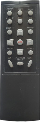 BhalTech HT14 FM Home Theater System Remote Control Compatible For  MITSUN Home Theater Remote Controller(Black)