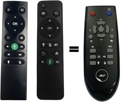 miracles in hand MIHFDJBJ NON-VOICE REMOTE COMPATIBLE WITH SMART LED TV F&D Remote Controller(Black)