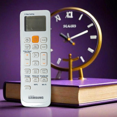 Narayan enterprises RE90A AC Remote Samsung Remote Controller(White)