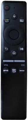 RESORB LED 300 Voice Remote Control Compatible for Samsung TV Remote Compatible for Samsung 6 series, 7 series, 8 series, QLED Q60T Q70T Q80T series Remote Controller(Black)