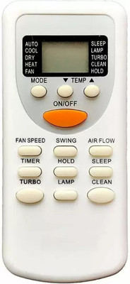 RISHI ENTERPRISES 49 THIS REMOTE IS COMPATIBLE FOR AC REMOTE (49) VIDEOCON, LLOYD Remote Controller(White)