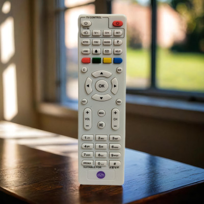 Narayan enterprises Remote Compatible with  Slim White New Videocon D2H Remote Controller(White)