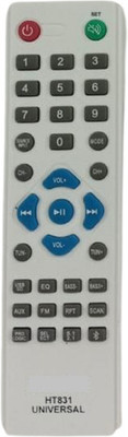 Nij TV HT831  System Remote Control Universal Home Theater Remote Controller(White)