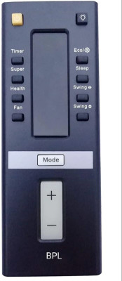 Woniry AC remote control no 204 compatible for bpl AC remote Bpl, Ifb Remote Controller(Black)