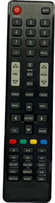 Xpecial V-CON1 Remote Compatible for VIDEOCON SMART LED LCD TV Remote Controller(Black)