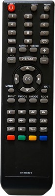 ERNIL EN-83801 LED LCD Tv Remote Compatible for Hisense LCD LED TV EN83801 (Your Old Remote Must be Exactly Same) Remote Controller(Black)