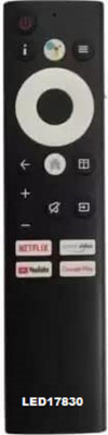 Akshita __LED-17830__ Smart LED TV Remote Control Sansui/Croma/Vise/Thomson/INFINIX Smart TV Remote Controller(Black)