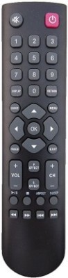 HDF Remote Control Compatible for Micromax Smart TV With Non-Voice Supported Remote No .12 Compatible For Micromax Smart Tv remote-Please Match the image With your Old Remote Controller(Black)