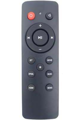 LUNAGARIYA Fan Remote, Compatible/Replacement for JBL Home Theater Remote Control. LUNAGARIYA Remote Controller(Black)