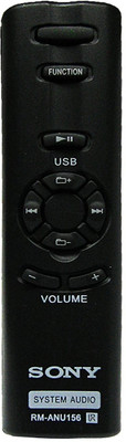 MEPL RM-ANU156 Compatible For  Home Theater System Sony Remote Controller(Black)