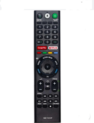 Sugnesh ®4N TV REMOTE Compatible for Sony Smart TV LCD/LED Remote Control (No voice Command) (Exactly Same Remote Will Only Work) Remote Controller(Black)