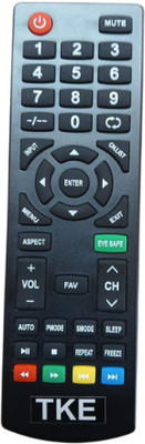 Tke Remote Control for INTEX LED TV(XAA) Intex Remote Controller(Black)