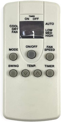 7SEVEN Compatible for Carrier Ac Remote Original Model 167 Suitable for Split and Window Air Conditioner of 1 1.5 2 Ton carrier ac Remote Controller(White)