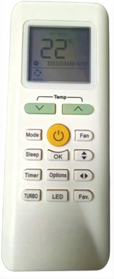 Xpecial 205A MI-DEA AC Remote Compatible with MIDEA 1 / 1.5 / 2 TON AC Remote Controller(White)