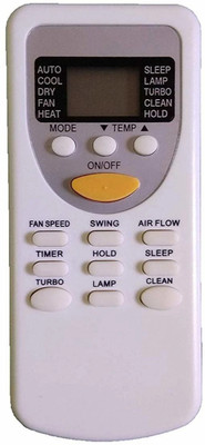 BhalTech VE- 49 AC Compatible For Voltas/Lloyd AC Remote Controller(White)