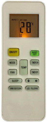 mumax Compatible/Replacement for  AC Remote Control (Model no. -142A) Electrolux Remote Controller(White)