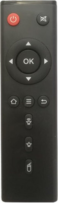 BhalTech H96 MAX Smart Android 9.0 Remote Control (Different Body) Compatible for 4K Android Smart TV Box Remote Controller(Black)