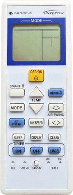 MechFox AC Remote Control Compatible Split/Window Air Conditioner | Model No. AC-157C | Panasonic Remote Controller(White)
