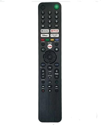 Sugnesh ®10 N TV REMOTE Compatible for Sony Smart TV LCD/LED Remote Control (No voice Command) (Exactly Same Remote Will Only Work) Remote Controller(Black)