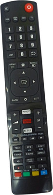 Xpecial S0-NEX SMART LED Remote Compatible with SONEX 4K SMART ANDROID LED LCD TV Remote Controller(Black)