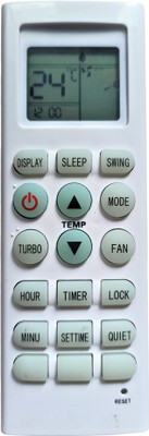 Ehop AC-36D Compatible Remote Control for Slit AC Vestar Remote Controller(White)