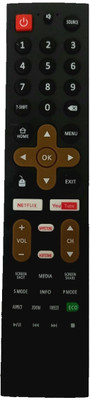 PMRK BEST IN BEST TREVIEW SMART TV NA Remote Controller(Black)