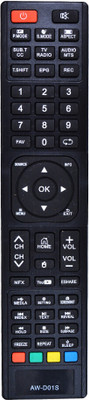 RESORB LED 591 AW-D01S Compatible Remote Control for AIWA Smart TV Compatible Remote Control for AIWA AW-D01S Smart TV Remote Controller(Black)