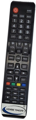 Kishore Traders Compatible Remote Control For Kevin Led Tv Kevin Smart Led Tv Remote Controller(Black)