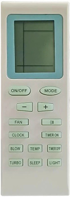 Woniry Compatible Original AC Remote Control of onida remote for Split and Window AC onida, electrolux, godrej Remote Controller(White)