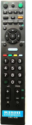 RISHI ENTERPRISES THIS REMOTE IS COMPATIBLE FOR  LED / LCD TV REMOTE (URC-43B) SONY Remote Controller(Black)