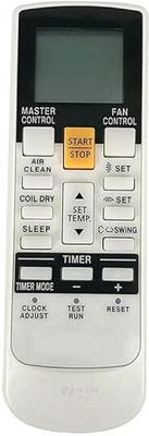 V4 Gadgets Compatible Replacement Remote Control for Air Conditioner, (Model No-107 YY) O-General Remote Controller(White)