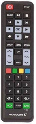 vcony Remote Control Compatible for Videocon 2BG Model LCD LED Model TV videocon Remote Controller(Black)
