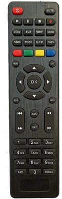Ethex Remote compatible Elink set top box remote New TvR-103 Compatible with Elink set top box remote (Same remote Only will work) Remote Controller(Black)