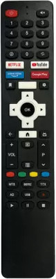 Audus  Remote without Voice function Remote Compatible for Smart LED TV Sansui Remote Controller(Black)
