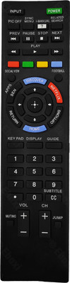 Eboxi Remote Control compatible with SONY LED TV Sony TV Remote Controller(Black)